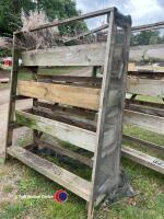 Vertical timber planter made for herbs, joiner made - 3