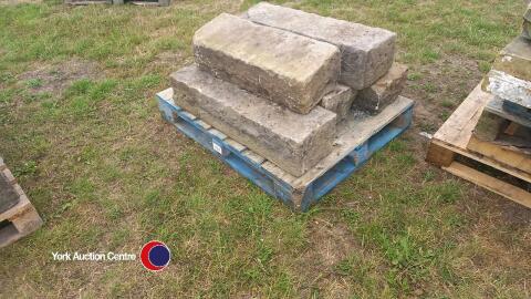 Pallet of Yorkstone kerbs