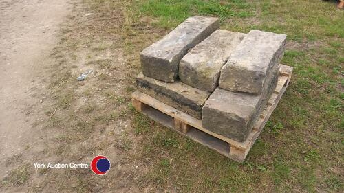 Pallet of Yorkstone kerbs