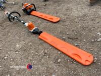 Stihl HLA 65 long reach 36v cordless hedge trimmer 115 degree adjust, with battery and charger, good working order fully serviced, bag in office