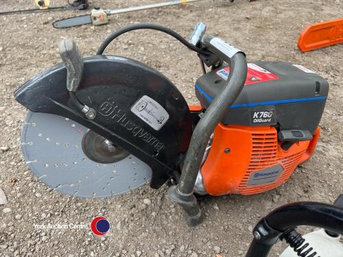 Husqvarna k760 oilguard 12in disc cutter fully serviced with diamond disc