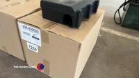 Full box of rat bait boxes unopened with key