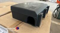 Full box of rat bait boxes unopened with key - 2