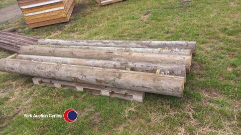 5 x 10ft telegraph poles