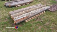 5 x 10ft telegraph poles - 3