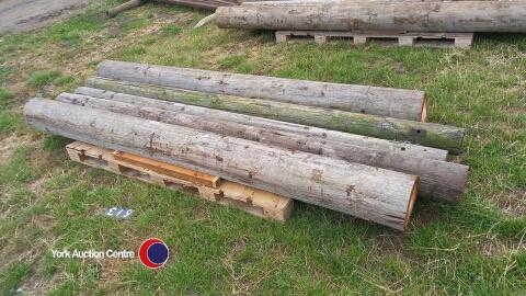 5 x 10ft telegraph poles