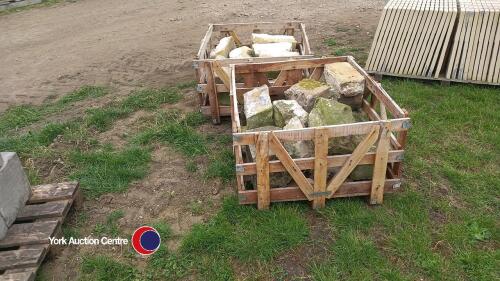 2 crates York sandstone