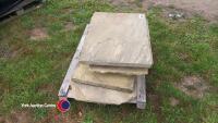 Quantity of York stone - 3