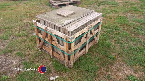 Pallet of reclaimed sandstone