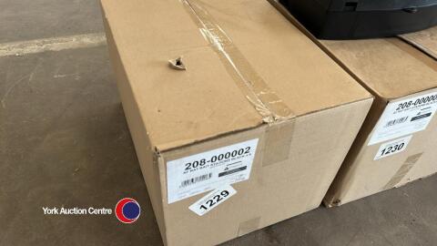 Full box of rat bait boxes unopened with key