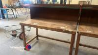 Wooden work bench