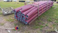 Large quantity (approx 45) 6m x 150mm heavy duty ducting