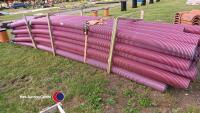 Large quantity (approx 45) 6m x 150mm heavy duty ducting - 3
