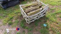 Pallet of sandstone flags