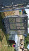 Galvanised gas bottle store