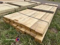 141.5in x 3.5in x 0.5in Timber