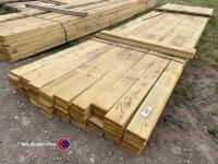141.5in x 3.5in x 0.5in Timber - 2