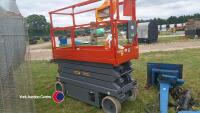 Sky jack 2 man scissor lift, working height 7.9m, LOLA tested to 21/10/25, certs history, key in office