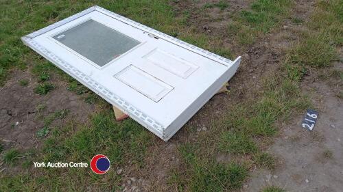 Eurocell plastic door with frame 1000mm x 2115mm