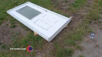 Eurocell plastic door with frame 1000mm x 2115mm
