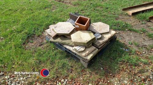 Pallet of miscellaneous tiles
