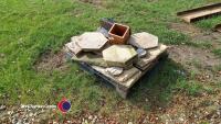 Pallet of miscellaneous tiles