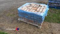 Hand clamped 2in bricks, approx 360 - 3