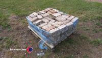 Pallet of mixed sized hand clamped bricks - 3
