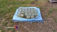 Pallet of blurred glass squares - 2