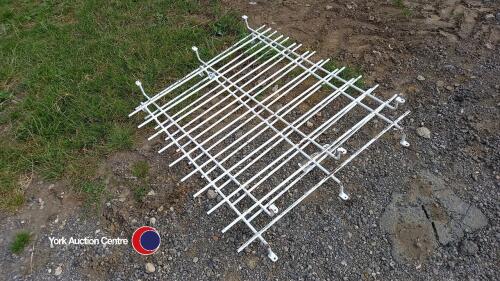 2 x steel window bars
