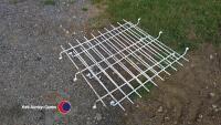 2 x steel window bars - 2