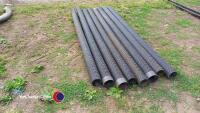 8 x 5in drainage pipes 10ft long - 3