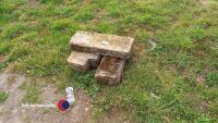 3 x large stone blocks - 2