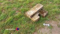3 x large stone blocks - 3