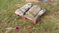 Pallet of reclaimed sandstone wall toppers - 3