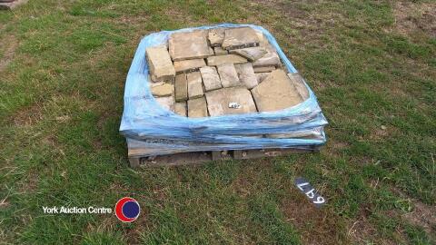 Pallet of flagstones