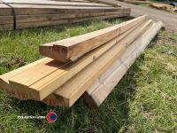 153in x 6in sloped off Timber