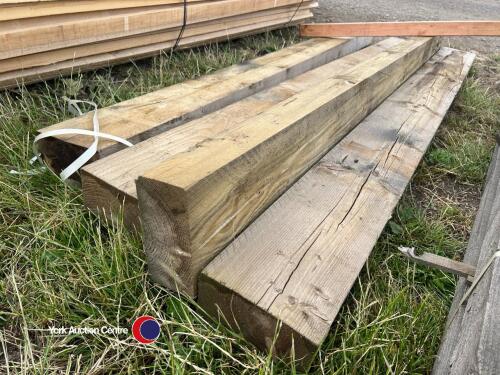 4x 94.5in x 7.5in x 4in Timber