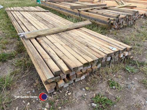 141in x 2in x 1.5in Timber
