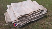 2 x sugar beet frost sheets, used - 2