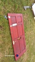 Wooden door, inc lock - 2