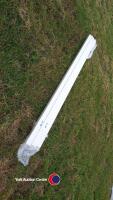 6 x lengths new white square down pipe - 3