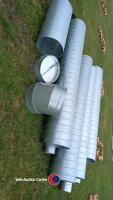 Ducting, various sizes up to 3000mm long also various bends included