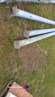 3 x galvanised posts approx 12ft long
