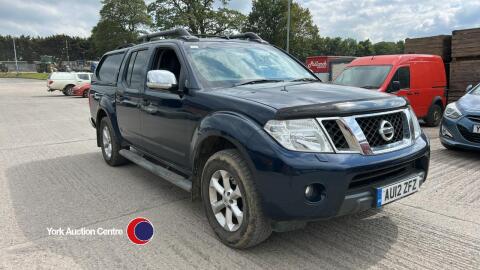 2012 Nissan Navara Tekna D/C DCI 188 pick up - double cab - AU12 ZFZ - diesel - 6 former keepers - CAT S - MOT 21.2.26 - 104850 miles - V5 in office