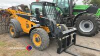 JCB 524-50 loadall telescopic handler, one owner from new, approx 13,000 hrs, 2014, key in office - 2