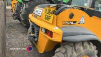 JCB 524-50 loadall telescopic handler, one owner from new, approx 13,000 hrs, 2014, key in office - 4