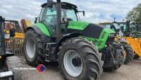 Deutz TTV 630 tractor YX61EFE, Trimble auto steer, 710/70R38 rear tyres 70% Vredstein 600/70R30 front 75%, front linkage and PTO, 6 spool valves, 4 speed PTO, air cab suspensions, front suspension, air and oil trailer brakes, 9240hrs, recently services at - 2