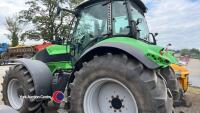 Deutz TTV 630 tractor YX61EFE, Trimble auto steer, 710/70R38 rear tyres 70% Vredstein 600/70R30 front 75%, front linkage and PTO, 6 spool valves, 4 speed PTO, air cab suspensions, front suspension, air and oil trailer brakes, 9240hrs, recently services at - 9