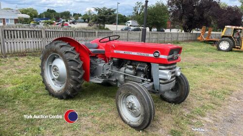 Massey Ferguson 135 tractor running with V5 in office, 1967, key in office